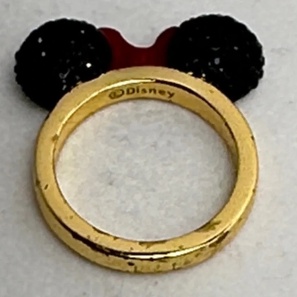 Kate Spade x Disney Minnie Mouse-Inspired Ears with Bow Ring - Size 6.75